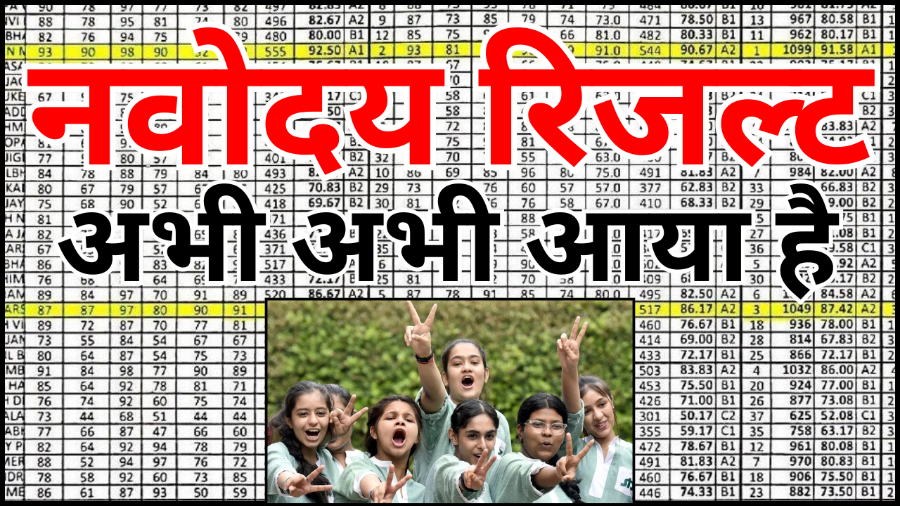 Navodaya Result 2026 - जानने के लिए पढ़ें पूरी खबर